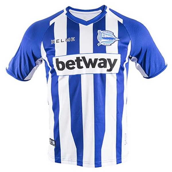 Trikot Alavés Heim 2018-19 Blau Fussballtrikots Günstig